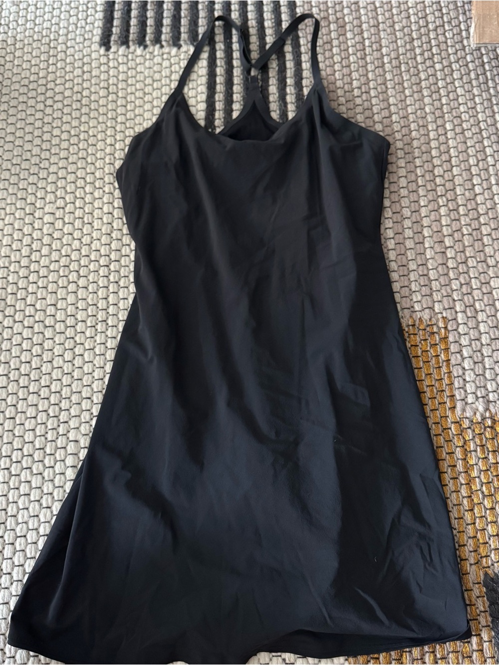 Outdoor Voices Exercise Dress Black Size Small